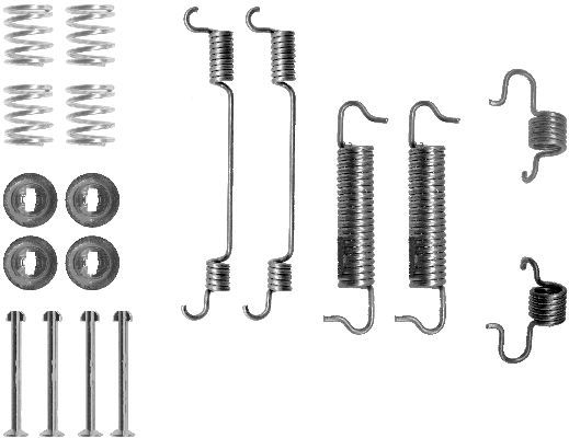 HELLA PAGID Комплектующие, тормозная колодка 8DZ 355 200-531